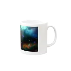 Silvervine Psychedeliqueの宇宙柄 Mug :right side of the handle