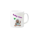 uwotomoのbaby-man Mug :right side of the handle