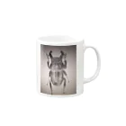 Skull-heartのクワガタ Mug :right side of the handle