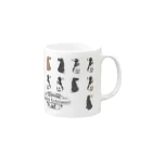 Saori  BTのle chien tronc ver.2 14dogs Mug :right side of the handle