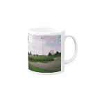 スーパー酢飯の湖のほとりで Mug :right side of the handle