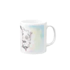 星乃しほのさかさま猫ちゃん Mug :right side of the handle