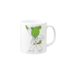 Pat's WorksのDISCO FROGBERT Mug :right side of the handle