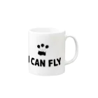 ドルのI CAN FLY マグカップの取っ手の右面