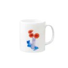 shzumoのGerbera daisy Mug :right side of the handle