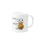 タキヲ＠スタンプ販売「どうぶつくん」のおばけねこ。（あかん） Mug :right side of the handle