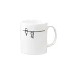 いそがしくてもメシの避難訓練 Mug :right side of the handle