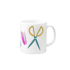 ちよこのぶんぐ Mug :right side of the handle