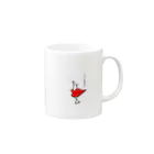 ALWAYSのくちびるくん Mug :right side of the handle