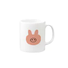 as_k_pigpigのブタウサギーナ Mug :right side of the handle