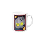 玉麩のうちの子自慢のWIB Mug :right side of the handle