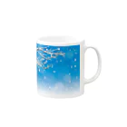 わたのはらの雪は降りつつ Mug :right side of the handle