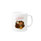 HOLO HOLO MARKET CHIGASAKIのaloha! HULA KAPUA Mug :right side of the handle