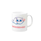 maruco_marcheのわたねこさん Mug :right side of the handle