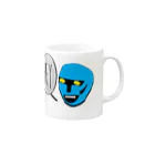 JUDY NOTIMEのHell Blue Boy Mug :right side of the handle