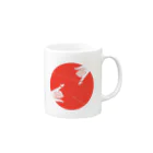 うらめし屋　の運命の赤い糸は三点リーダ ふたり Mug :right side of the handle