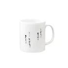 shoの難しいこと書いてあるっぽい Mug :right side of the handle