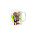 T.K WORLDのギャングブラザーズ Mug :right side of the handle