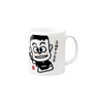 松本留五郎商店の笑福亭つる吉くん Mug :right side of the handle