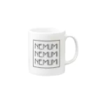 僕の髪ふさふさbotのねむねむねむT Mug :right side of the handle