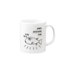 P@DESIGN～生物多様性～動物愛護～猫！～犬！～うさぎ！～他！の生物多様性シリーズAMAMI＆TOKUNOSHIMA Mug :right side of the handle