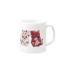 IZANAMI by Akane Yabushitaの【日本レトロ#01】招き猫 Mug :right side of the handle