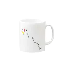 bug-bug shopのありさん　ゼリービーンズ Mug :right side of the handle