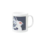 シン・オカダ(shinoka)の蛇喰鷲 ヘビクイワシ [ #珠鶏雑貨 ] Mug :right side of the handle