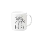 海の静けさとともにのgirls Mug :right side of the handle