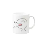 nanikanosoupの雲を食べる人 Mug :right side of the handle