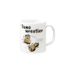 uwotomoの鹿ケ谷かぼちゃ【Sumo wrestler】 Mug :right side of the handle