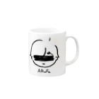 ARuFaの公式グッズ屋さんの心がほっこりする育児マンガ風デザイン Mug :right side of the handle