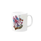 maimaice_creamのHappy Lobster Mug :right side of the handle