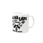 LUCHAのLUCHA LIBRE#30mono Mug :right side of the handle