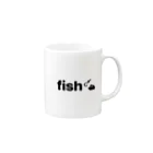 animalsのfish Mug :right side of the handle
