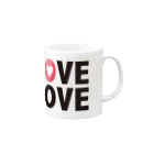 moa810のLOVE DOVE Mug :right side of the handle