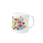 kpoppo☻のぶちぴよ Mug :right side of the handle