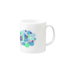 kpoppo☻のあおぴよ Mug :right side of the handle