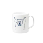 viva!のしろくまがおー！ Mug :right side of the handle