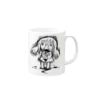 ザクロアメのうにゃ〜〜 Mug :right side of the handle