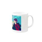 はらだ屋さん。のマグカップA Mug :right side of the handle