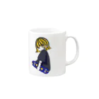 海のスケボー女子 Mug :right side of the handle