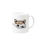 PetTee(ペッティー)のはなちゃん&さくちゃん Mug :right side of the handle