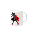 kaeruco(* 皿 *)のゆいちゃん Mug :right side of the handle