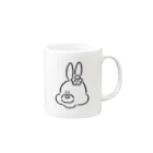 ミックスジュース。のうさぎ(おんなのこ) Mug :right side of the handle