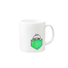 てきとうやの図々しいちーたろぉ Mug :right side of the handle