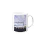 よぴてっくすの空と風車 Mug :right side of the handle