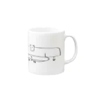 nowchimaのる Mug :right side of the handle