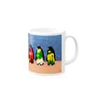 さむろのpenguins Mug :right side of the handle