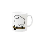 ぺちぺち工房 Pechi Pechi Atelierのしまえなが Mug :right side of the handle